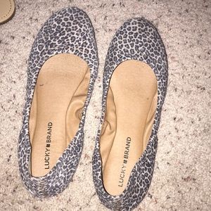 Lucky Brand Cheetah-print Flats